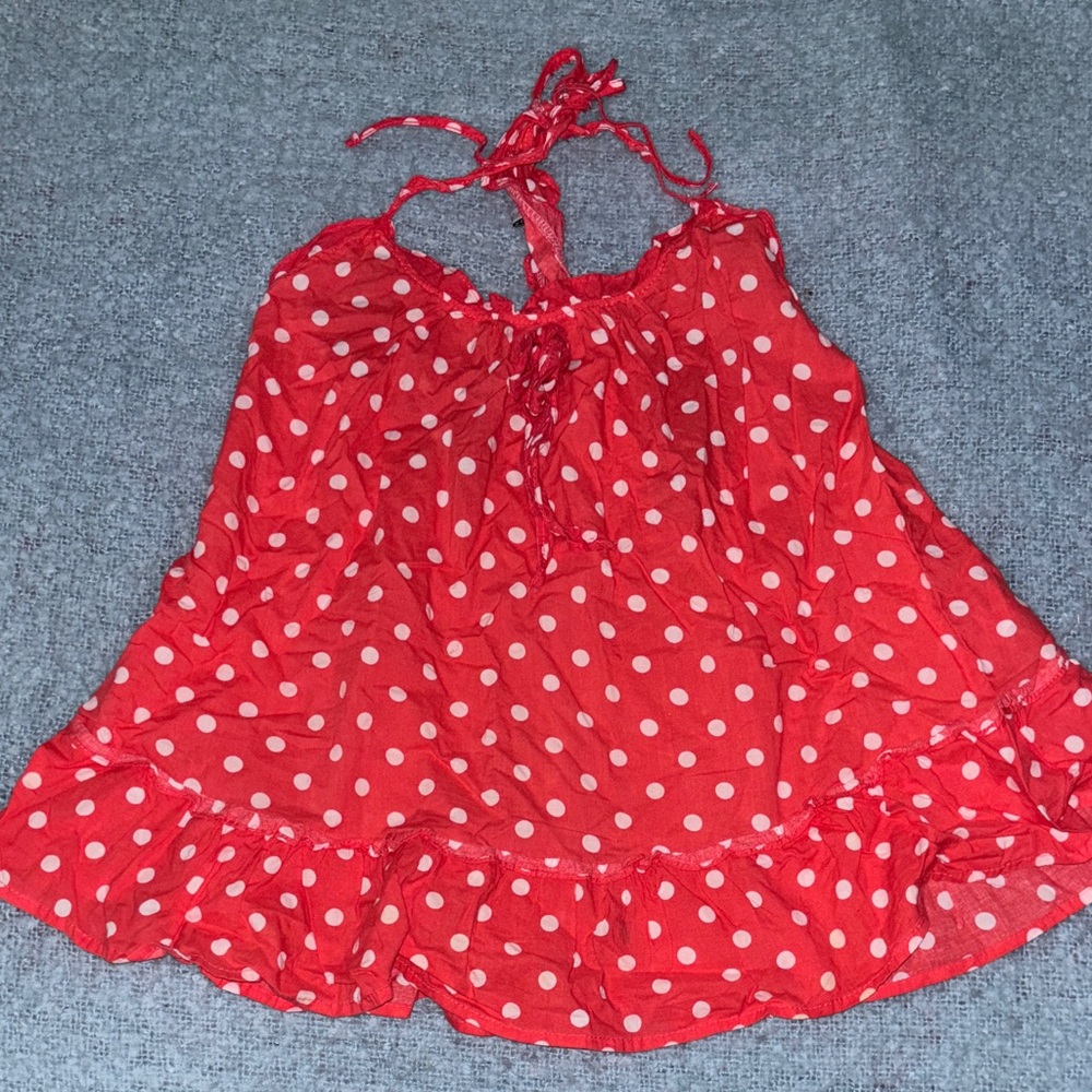 Polka Dot Halter Top